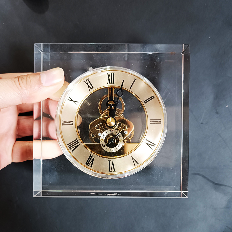 Accessories For Your Gaming Room - 크리스탈 무소음 탁상시계 고급 북유럽풍 데스크탑