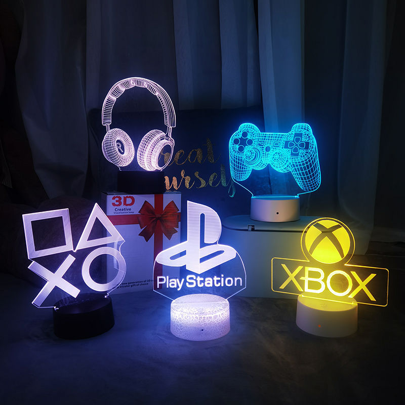 Accessories For Your Gaming Room - 램프, 야간 조명, 테이블 램프 3D