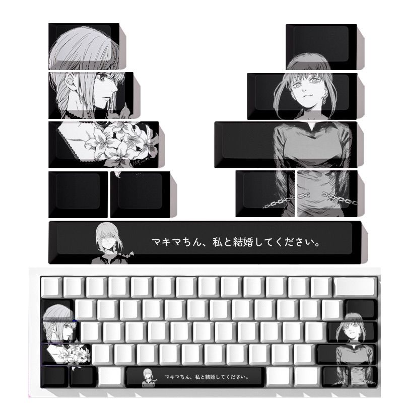 Chainsaw Man Makima 테마 애니메이션 키 - Gaming Accessories Aesthetic 리뷰 및 가격