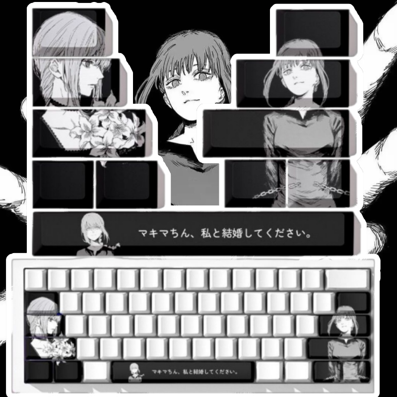 Chainsaw Man Makima 테마 애니메이션 키 - Gaming Accessories Aesthetic 리뷰 및 가격