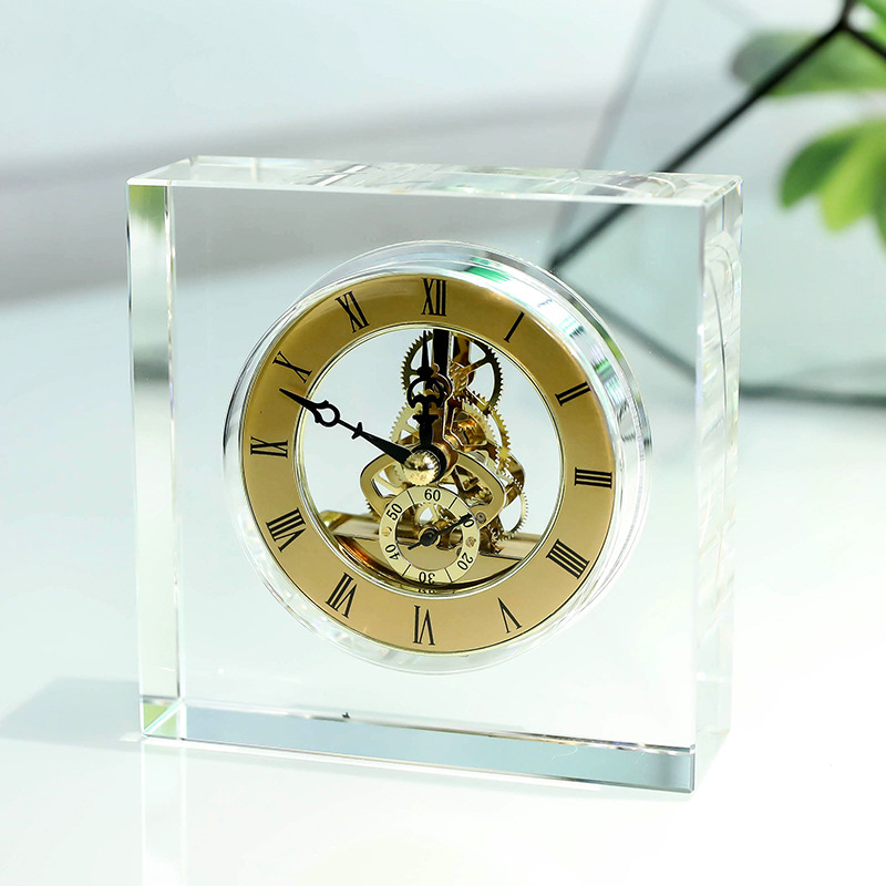 북유럽 크리스탈 무소음 탁상 시계, 미적 탁상 시계,  - Accessories For Your Gaming Room 리뷰 및 가격