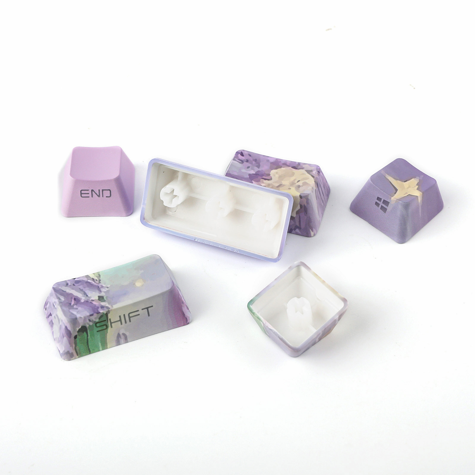 KiiBOOM 바이올렛 키캡 세트 133 키 OEM 프 - Gaming Accessories Aesthetic 리뷰 및 가격