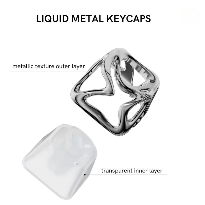 금속 전기도금 반투명 키캡, 빛을 통한 디자인 기계식  - Gaming Accessories Aesthetic 리뷰 및 가격
