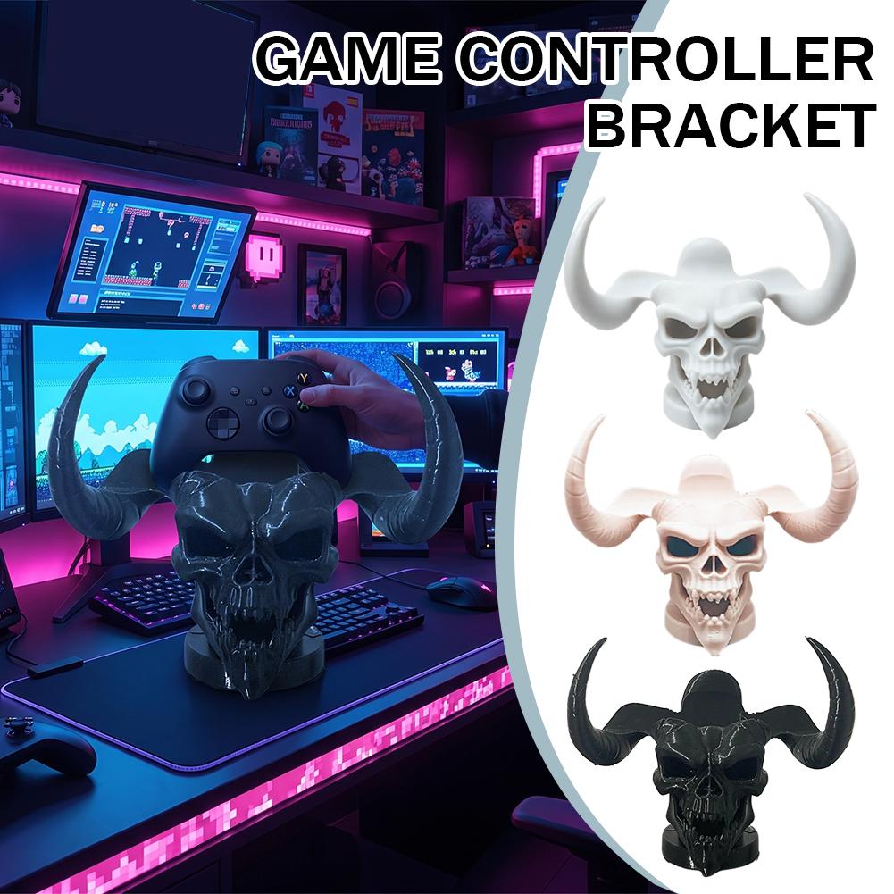 독특한 데빌 스컬 혼 컨트롤러 홀더 데스크 오거나이저  - Accessories For Your Gaming Room 리뷰 및 가격