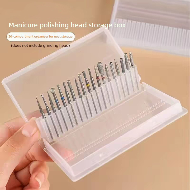 1/2/3PCS 20 슬롯 투명 네일 드릴 비트 브러쉬 - Gaming Accessories Rack 리뷰 및 가격